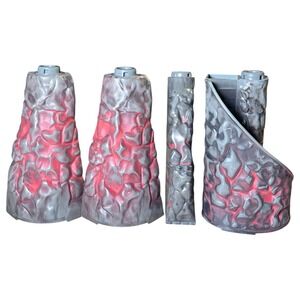 Mega Bloks  Dragon Fire & Ice Replacement Parts Pillars And Stairs   D